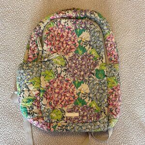 Vera Bradley Outlet Travel Backpack in Happy Hydrangeas